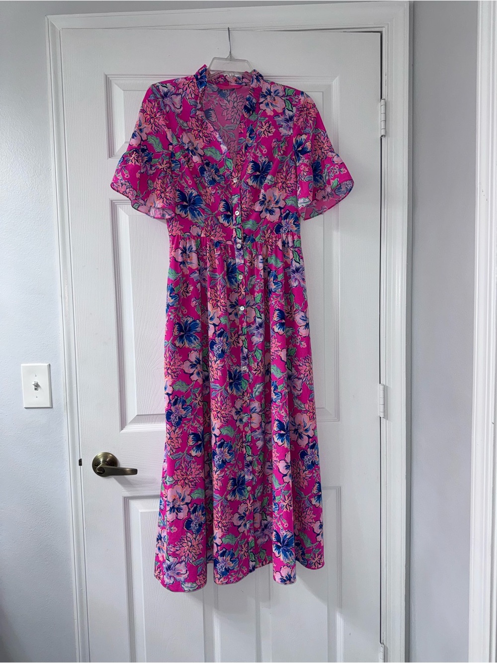 Lilly Pulitzer Marilisa Stretch Midi Shirtdress!